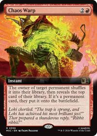 Chaos Warp (Extended Art) (359) [Commander: Marvel Super Heroes]