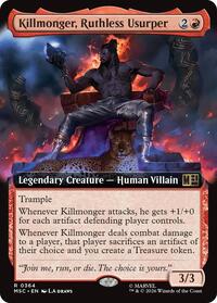 Killmonger, Ruthless Usurper (Extended Art) (364) [Commander: Marvel Super Heroes]