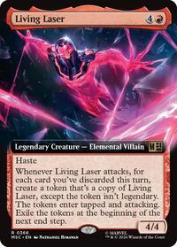 Living Laser (Extended Art) (366) [Commander: Marvel Super Heroes]