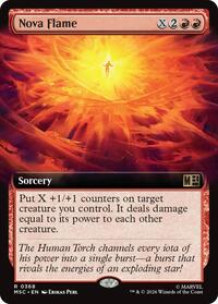 Nova Flame (Extended Art) (368) [Commander: Marvel Super Heroes]