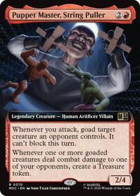 Puppet Master, String Puller (Extended Art) (370) [Commander: Marvel Super Heroes]