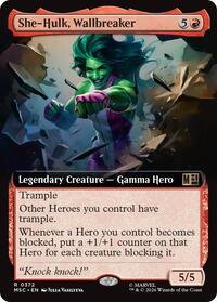 She-Hulk, Wallbreaker (Extended Art) (372) [Commander: Marvel Super Heroes]