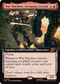 War Machine, Avenging Arsenal (Extended Art) (375) [Commander: Marvel Super Heroes]