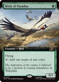 Birds of Paradise (Extended Art) (377) [Commander: Marvel Super Heroes]