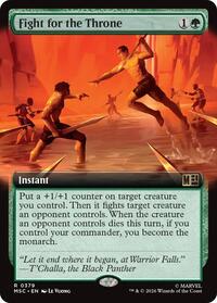 Fight for the Throne (Extended Art) (379) [Commander: Marvel Super Heroes]