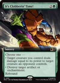 It's Clobberin' Time! (Extended Art) (381) [Commander: Marvel Super Heroes]