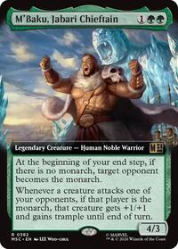 M'Baku, Jabari Chieftain (Extended Art) (382) [Commander: Marvel Super Heroes]