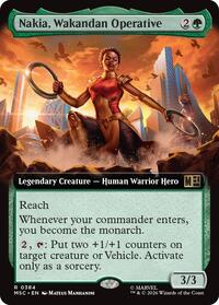 Nakia, Wakandan Operative (Extended Art) (384) [Commander: Marvel Super Heroes]