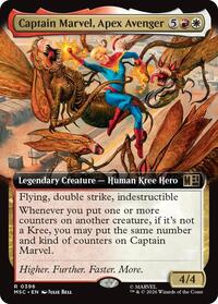 Captain Marvel, Apex Avenger (Extended Art) (396) [Commander: Marvel Super Heroes]