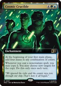 Cosmic Crucible (Extended Art) (397) [Commander: Marvel Super Heroes]