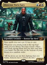 Director Nick Fury (Extended Art) (399) [Commander: Marvel Super Heroes]