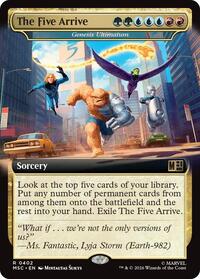 The Five Arrive - Genesis Ultimatum (Extended Art) (402) [Commander: Marvel Super Heroes]