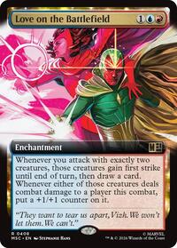 Love on the Battlefield (Extended Art) (408) [Commander: Marvel Super Heroes]