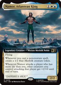 Namor, Atlantean King (Extended Art) (409) [Commander: Marvel Super Heroes]