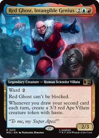 Red Ghost, Intangible Genius (Extended Art) (413) [Commander: Marvel Super Heroes]