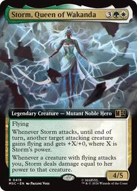 Storm, Queen of Wakanda (Extended Art) (418) [Commander: Marvel Super Heroes]