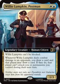 Willie Lumpkin, Postman (Extended Art) (425) [Commander: Marvel Super Heroes]