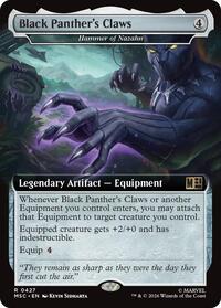 Black Panther's Claws (Extended Art) (427) [Commander: Marvel Super Heroes]