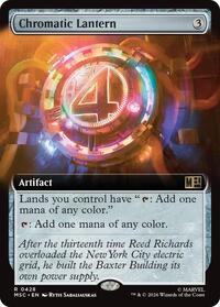 Chromatic Lantern (Extended Art) (428) [Commander: Marvel Super Heroes]