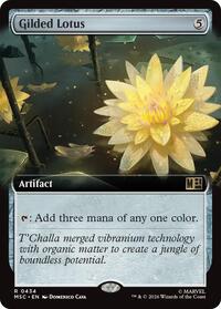 Gilded Lotus (Extended Art) (434) [Commander: Marvel Super Heroes]