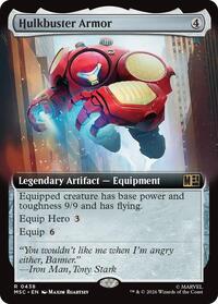 Hulkbuster Armor (Extended Art) (438) [Commander: Marvel Super Heroes]