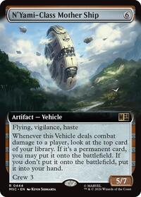 N'Yami-Class Mother Ship (Extended Art) (444) [Commander: Marvel Super Heroes]