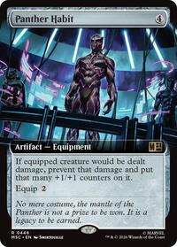 Panther Habit (Extended Art) (446) [Commander: Marvel Super Heroes]