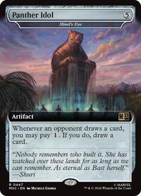 Panther Idol - Mind's Eye (Extended Art) (447) [Commander: Marvel Super Heroes]