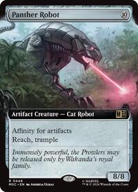Panther Robot (Extended Art) (448) [Commander: Marvel Super Heroes]