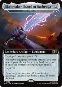 Skybreaker, Sword of Bashenga - Sword of the Animist (Extended Art) (452) [Commander: Marvel Super Heroes]