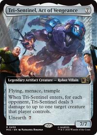 Tri-Sentinel, Act of Vengeance (Extended Art) (456) [Commander: Marvel Super Heroes]