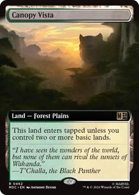 Canopy Vista (Extended Art) (462) [Commander: Marvel Super Heroes]