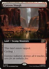Canyon Slough (Extended Art) (463) [Commander: Marvel Super Heroes]