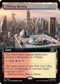 Clifftop Retreat (Extended Art) (466) [Commander: Marvel Super Heroes]
