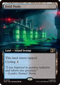 Fetid Pools (Extended Art) (472) [Commander: Marvel Super Heroes]