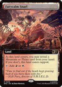 Furycalm Snarl (Extended Art) (476) [Commander: Marvel Super Heroes]