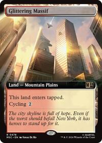 Glittering Massif (Extended Art) (478) [Commander: Marvel Super Heroes]