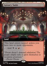Luxury Suite (Extended Art) (482) [Commander: Marvel Super Heroes]