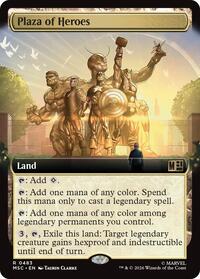 Plaza of Heroes (Extended Art) (483) [Commander: Marvel Super Heroes]