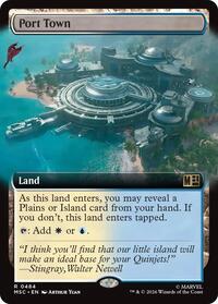 Port Town (Extended Art) (484) [Commander: Marvel Super Heroes]