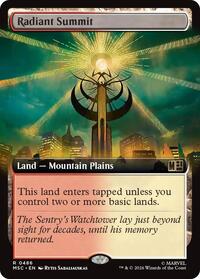 Radiant Summit (Extended Art) (486) [Commander: Marvel Super Heroes]