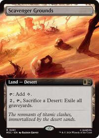 Scavenger Grounds (Extended Art) (491) [Commander: Marvel Super Heroes]