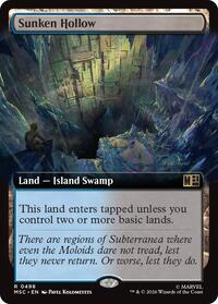 Sunken Hollow (Extended Art) (498) [Commander: Marvel Super Heroes]