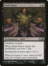Dark Favor (92) [Magic 2014 (M14)]