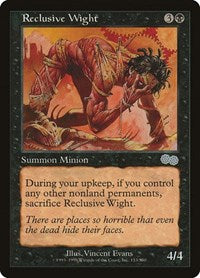 Reclusive Wight (153) [Urza's Saga]
