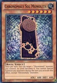 Chronomaly Sol Monolith (NUMH-EN004) [Number Hunters]