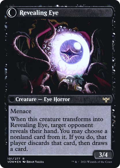 Concealing Curtains (PRE-101S) - Innistrad: Crimson Vow Promos: (Double Faced Transform) Foil