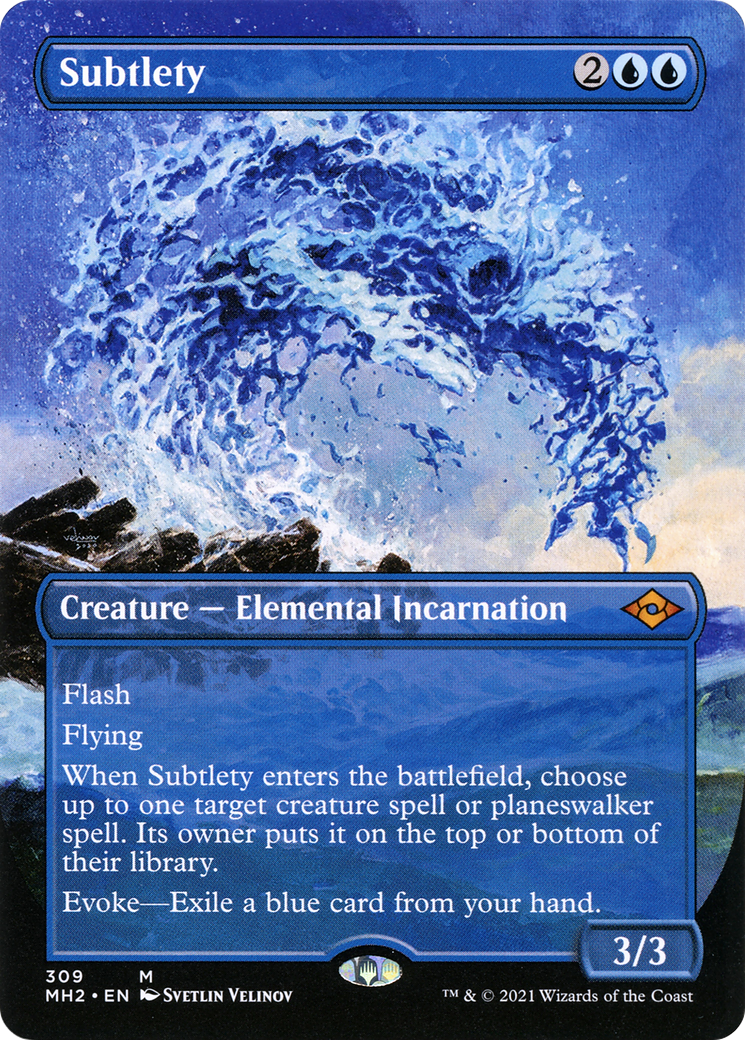 Subtlety (Borderless) (MH2-309) - Modern Horizons 2 Foil