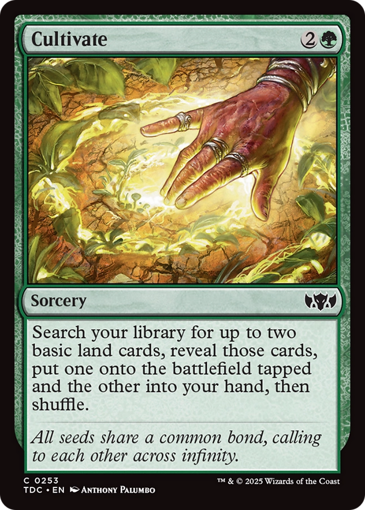 Cultivate (TDC-253) - Commander: Tarkir: Dragonstorm