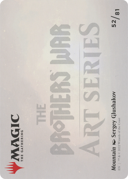 Mountain // Mountain (ABRO-052) - The Brothers' War Art Series (Borderless)